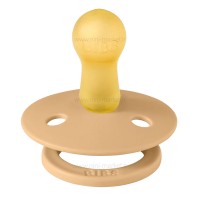 پستانک تکی گرد لاتکس 6 - 18 ماه قهوه ای بیبز BIBS (بدون جعبه)