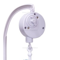 آویز تخت موزیکال طرح زرافه رنگ صورتی سانوزی Sunnozy