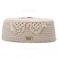 دستمال کاغذی طرح زبرا رنگ کرم ایسیز Isiz