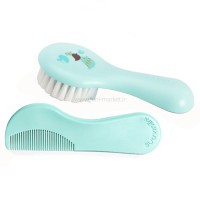 شانه برس نوزاد طرح جوجه رنگ آبی سواوینکس Suavinex