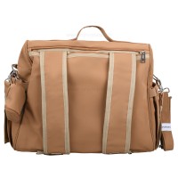 ساک لوازم کوله ای مدل اسپیشال خاویاری رنگ نسکافه ای QZ