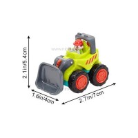 ماشین قدرتی بولدزر هولی تویز Huile Toys رنگ سبز