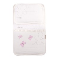 سه تکه مسافرتی طرح پروانه گلدوزی ببیتوف Bebitof