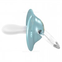 پستانک تکی بادامی 0 - 6 ماه طرح گلد آبی سواوینکس Suavinex