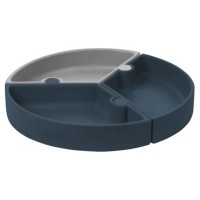 ظرف غذا پازلی چند بخش رنگ طوسی سرمه ای مینیک اوی اوی minik oi oi