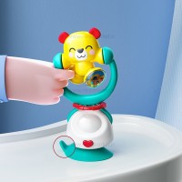 جغجغه صندلی غذا طرح خرس رنگ زرد هولی تویز Huile toys