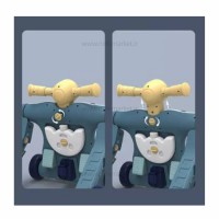 واکر موزیکال مدل موتور رنگ سبز  XINHAIAO