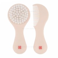 ست شانه و برس صورتی کیکابو Kikkaboo