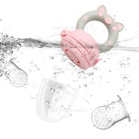 توری میوه خوری طرح خوک رنگ صورتی چیکو Chicco