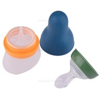 سرلاک خوری سیلیکونی رنگ سبز-آبی روکو Rovco