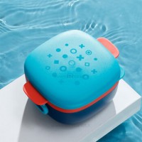 ظرف غذاخوری داخل استیل رنگ آبی رووکو rovco