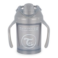 لیوان دسته دار 230 میل رنگ پاستل طوسی تویست شیک Twistshake