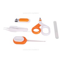 ست بهداشتی 5 تکه رنگ نارنجی رووکو Rovco