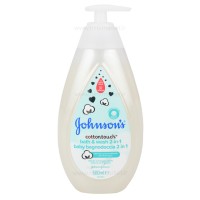 شامپو سر و بدن 500 میل پمپی بدو تولد برند جانسون Johnson