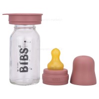 شیشه شیر پیرکس 110 میل رنگ کالباسی فاقد جعبه بیبز Bibs