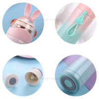 فلاسک آب استيل طرح خرگوش رنگ طلایی هلو دریم Hello dream