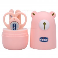 ست مانیکور طرح خرس رنگ صورتي چيکو Chicco