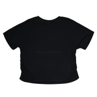 تیشرت اسپرت طرح گلدوزی سایز رنگ مشکی