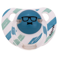 پستانک تکی آناتومیک طرح فانی راه راه آبی 6-18 ماه سواوینکس Suavinex(با جعبه)