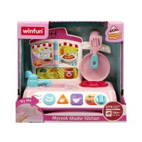 ست آشپزخانه صورتی کد 007550 وین فان Winfun