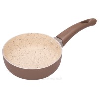 سرويس قابلمه تفلون گرانيت رنگ قهوه ای مدل نيليا عروس Aroos