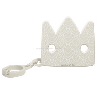 گيره پستانک طرح تاج رنگ کرم سواوینکس suavinex