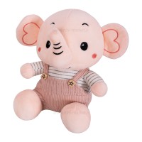 عروسک طرح فیل مدل گوش قلبی 30 سانتی متر رنگ صورتی