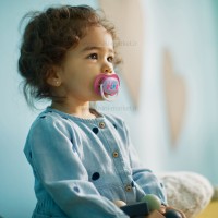 پستانک تکی الترا ایر 18-6 ماه طرح I LOVE PAPA صورتی اونت Avent (فاقد جعبه)