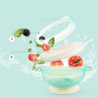 کاسه بادکش دار رنگ سبز بیبی سیل Babisil