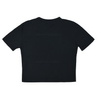 تیشرت اسپرت طرح لاتین  ماه رنگ مشکی