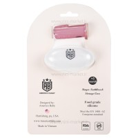 مسواک انگشتی سیلیکونی رنگ بنفش امریکو بیبی Americo baby