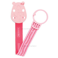 بند پستانک طرح خرس صورتی سواوینکس Suavinex