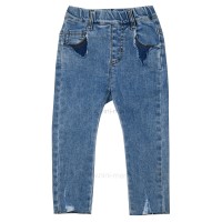 شلوار جین اسپرت مدل اسکینی رنگ آبی روشن