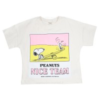 تیشرت شورت اسپرت طرح اسنوپی  رنگ زرد رابو Raboo