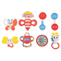 پک جغجغه طرح تاج رنگ صورتی خارجی