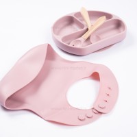 ست ظرف غذا سیلیکونی 4 تکه رنگ یاسی کیدز لایف Kids Life