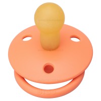 پستانک تکی لاتکس سایز 6 -18 ماه رنگ نارنجی فاقد جعبه بیبز Bibs