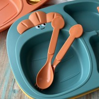 ظرف بامبو طرح هويج رنگ سبز منگلین Mengqilin