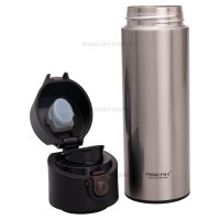 فلاسک آب استيل قفل دار رنگ سیلور پینکا Pinkah