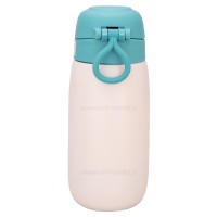 فلاسک آب استیل قفل دار تپل عروسکی رنگ سبز برند خارجی