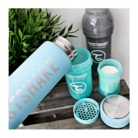 فلاسک آب رنگ آبی تویست شیک Twistshake ظرفیت ۴۲۰ میلی لیتر