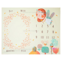 پارچه ماهگرد طرح دختر برند آلپی کیدز LP Kids