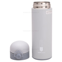 فلاسک آب استيل قفل دار رنگ طوسی هلودریم Hello dream