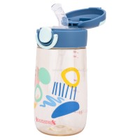 لیوان نی دار 380 میل رنگ آبی بیبی سیل Babisil