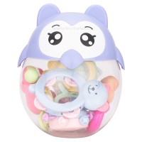 پک جغجغه طرح جغد رنگ بنفش برند خارجي