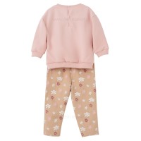 بلوز شلوار دخترانه طرح فرشته رنگ صورتی - کرم  ایندیگو Indigo