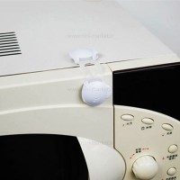 قفل چند منظوره دکمه ای بزرگ رنگ سفید نینو Ninno