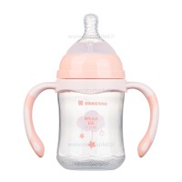 شیشه شیر آنتی کولیک 180 میل رنگ صورتی کیکابو Kikkaboo
