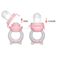 توری میوه خوری طرح خوک رنگ صورتی چیکو Chicco