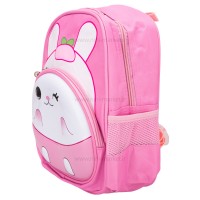 کوله پشتی بچه گانه فایبر طرح خرگوش رنگ صورتی برند خارجی